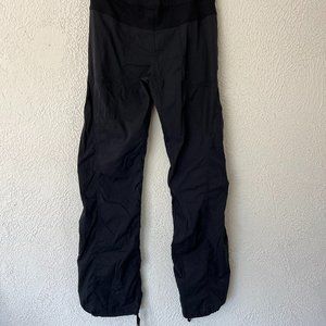 Lululemon Studio Jogger Pants High Rise Elastic Waist Slash Pockets Black Size 8